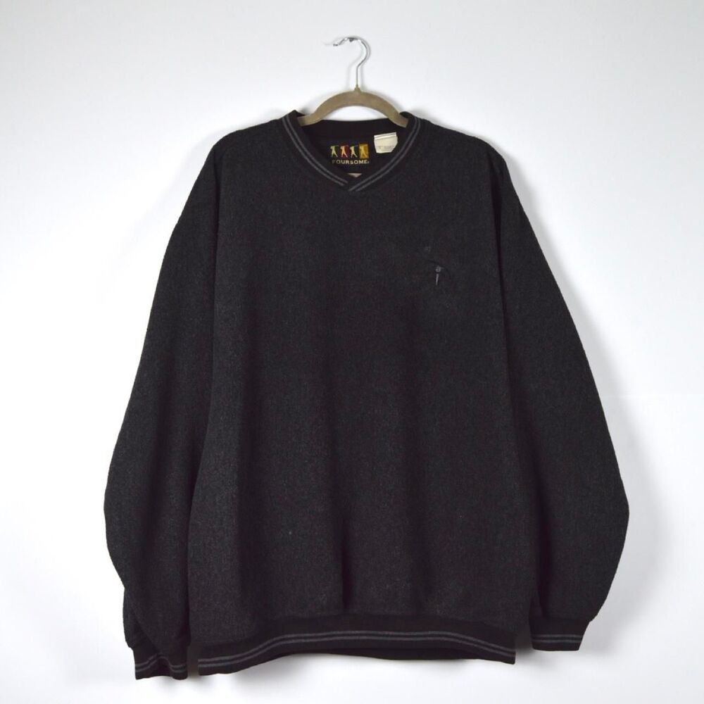 Disney Men's Grey and Black Jumper